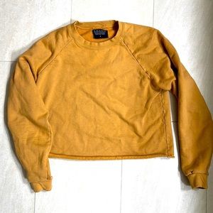 Raleigh Denim Workshop Raglan Crewneck Sweatshirt 💛 Size S